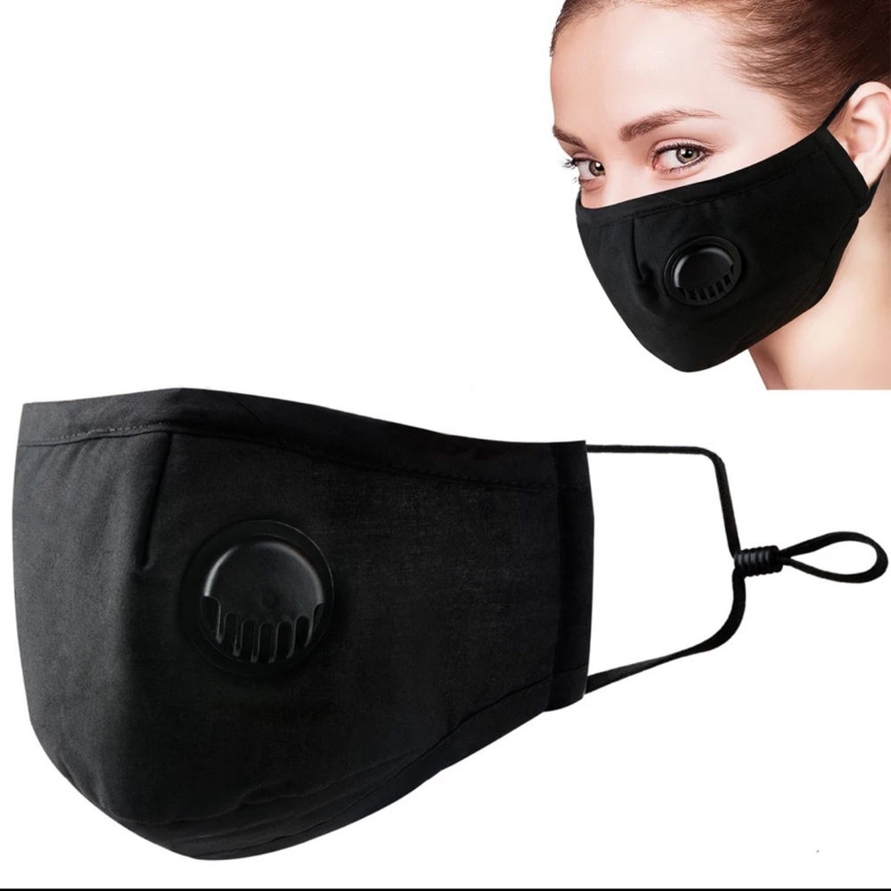 3Face masks with 3filter pads and the respiratory